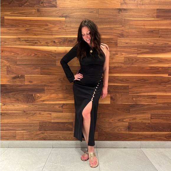 STAUD Zhuri Black Maxi Dress - Picture 5 of 10